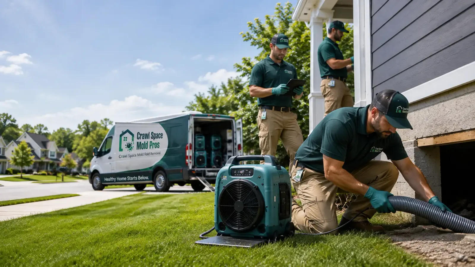 Crawl Space Mold Removal in Fairmount, IL